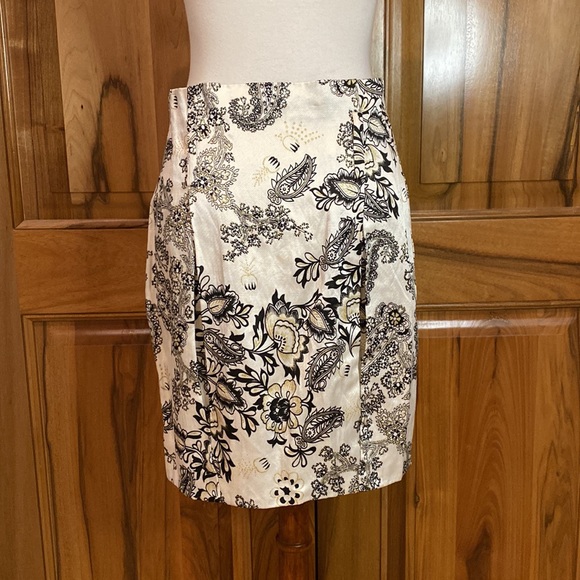 3.1 phillip lim - white/black/gold - paper bag waist puffed pleated skirt - 8 - Picture 9 of 14